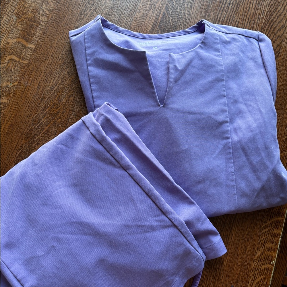 MANDALA PURPLE SCRUB SET XS